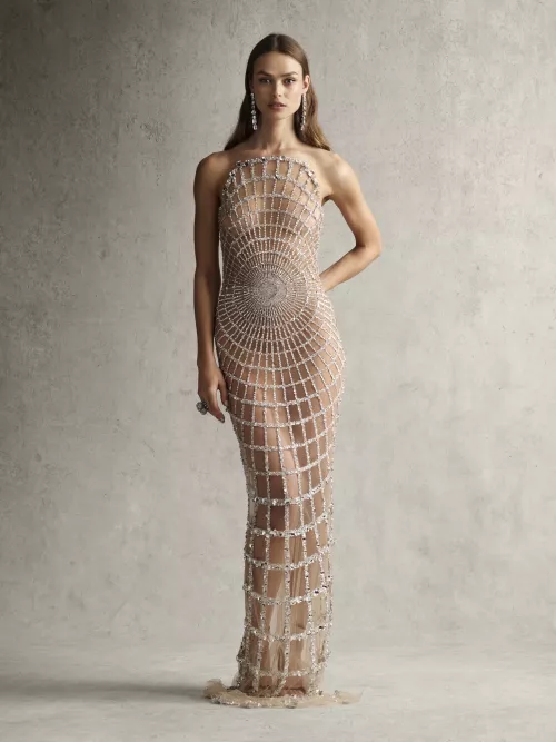 Spider-web dress