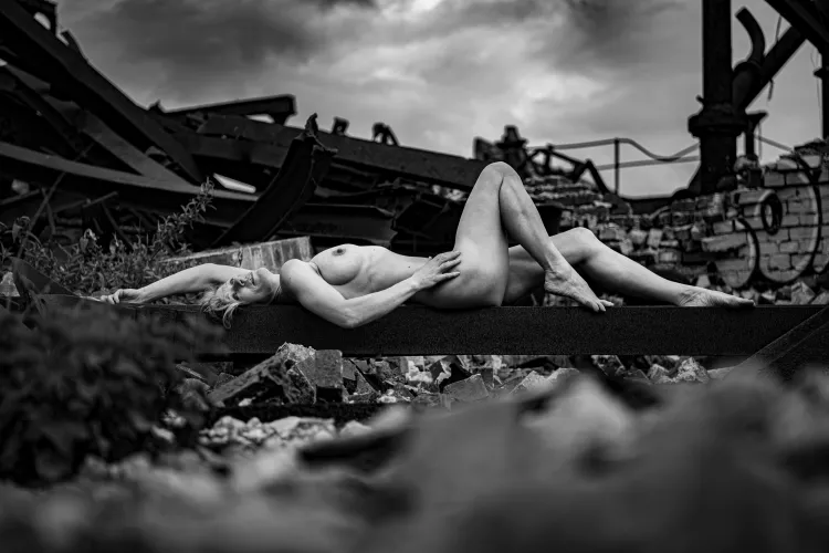 Suffolk derelict factory is wonderful background