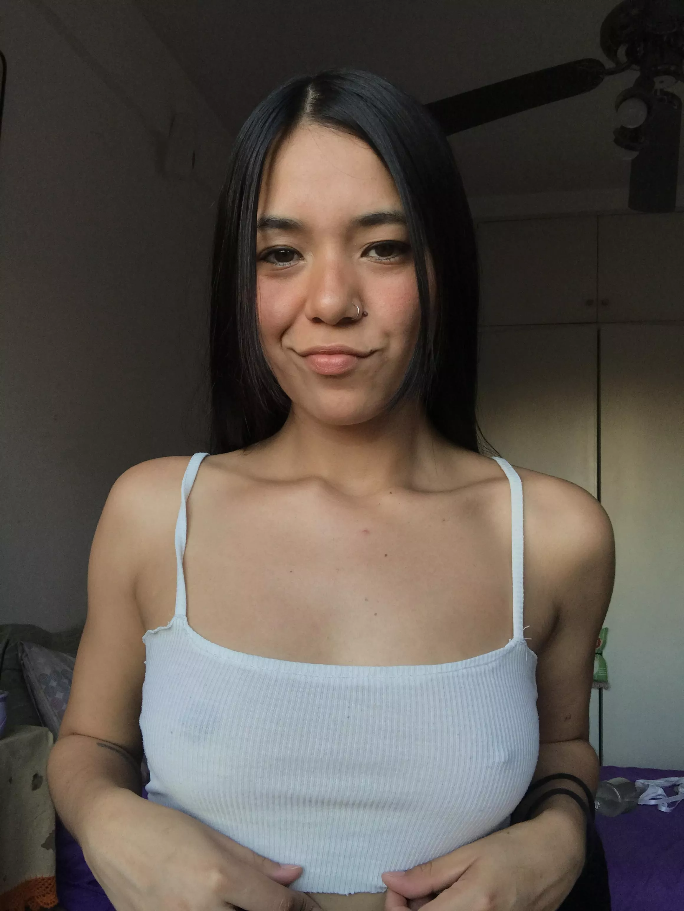 Think anyone will notice im not wearing a bra