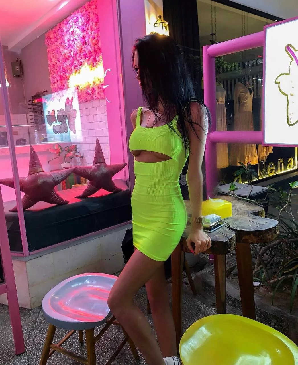 this dress shows too much of boobs!