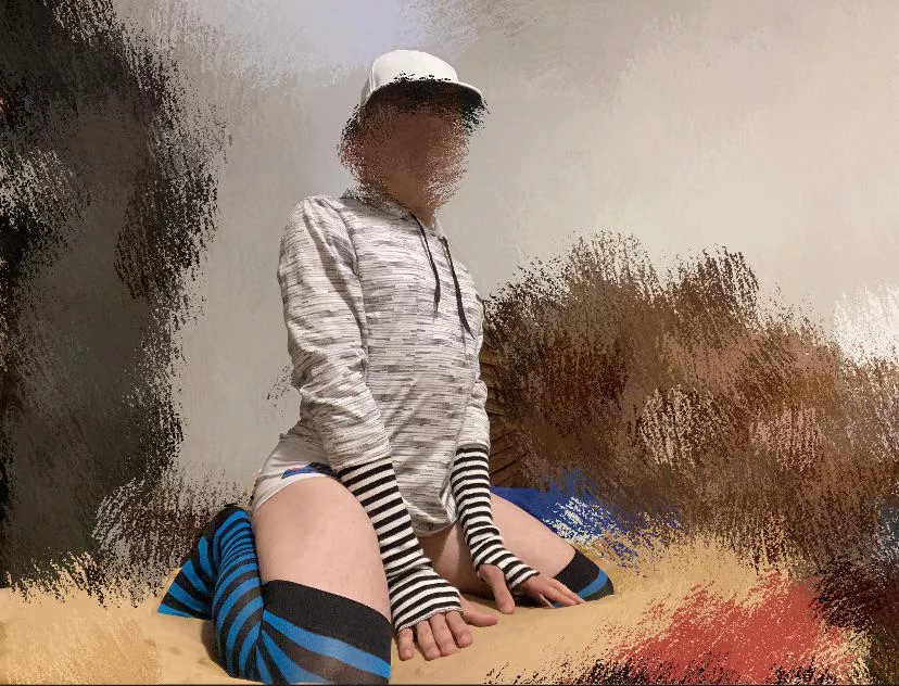 Trying out new outfits