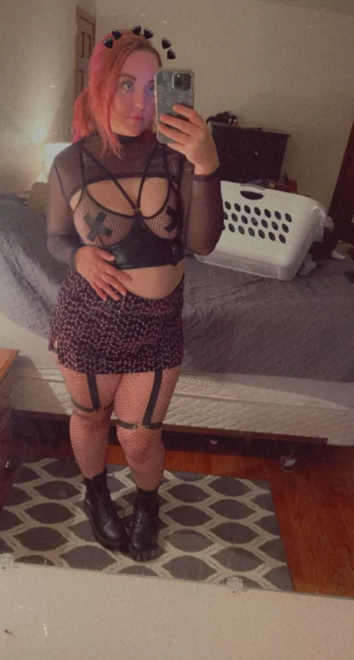 What do you think of my rave outfit