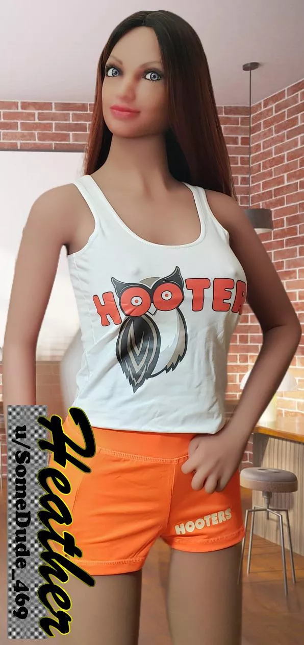 Who knew she wanted to be a Hooters girl?!?