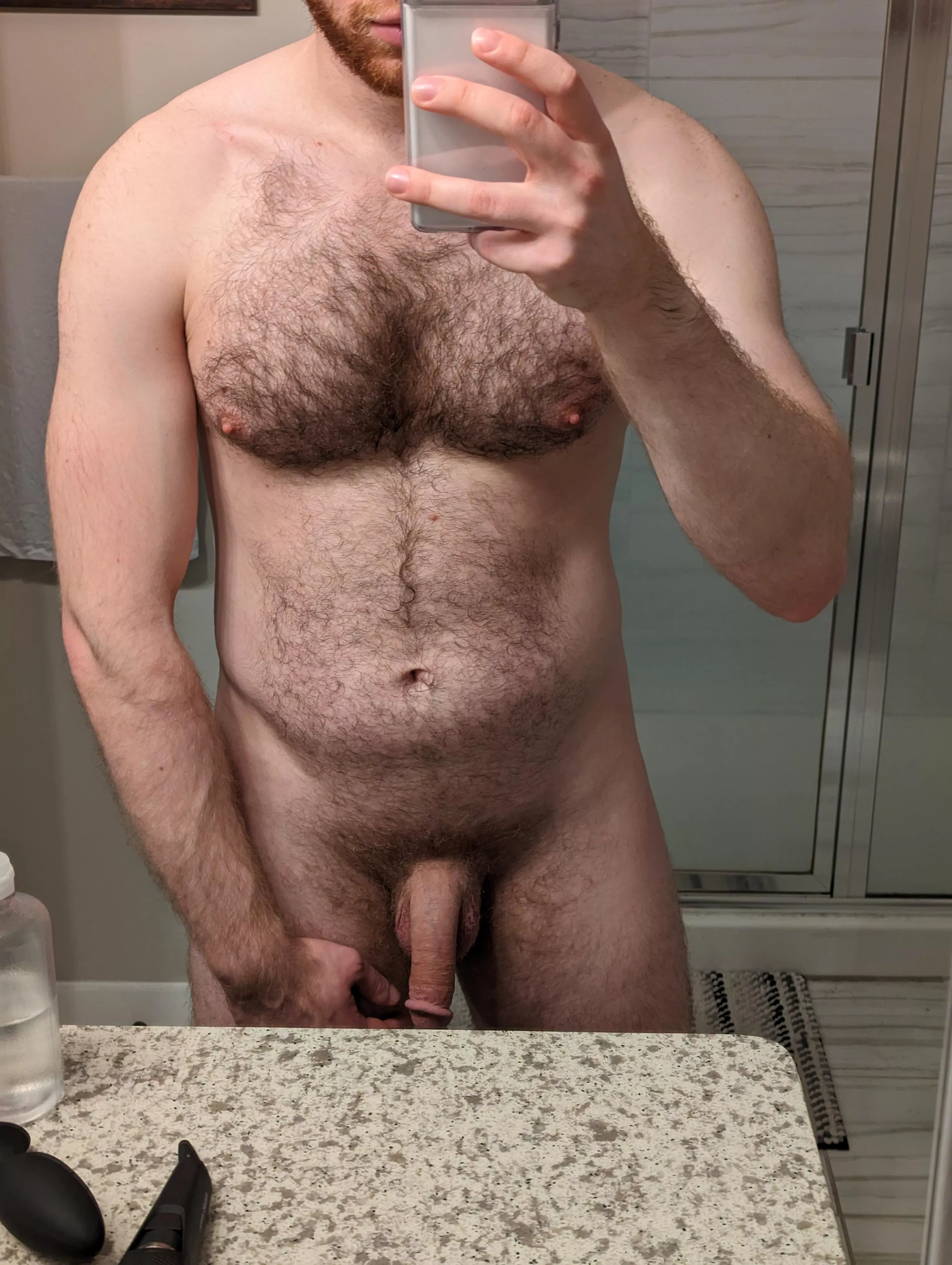 Who wants to play with my furry chest?