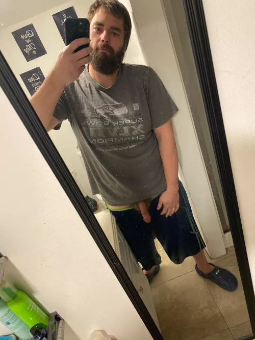 Wish I could keep my cock out all day