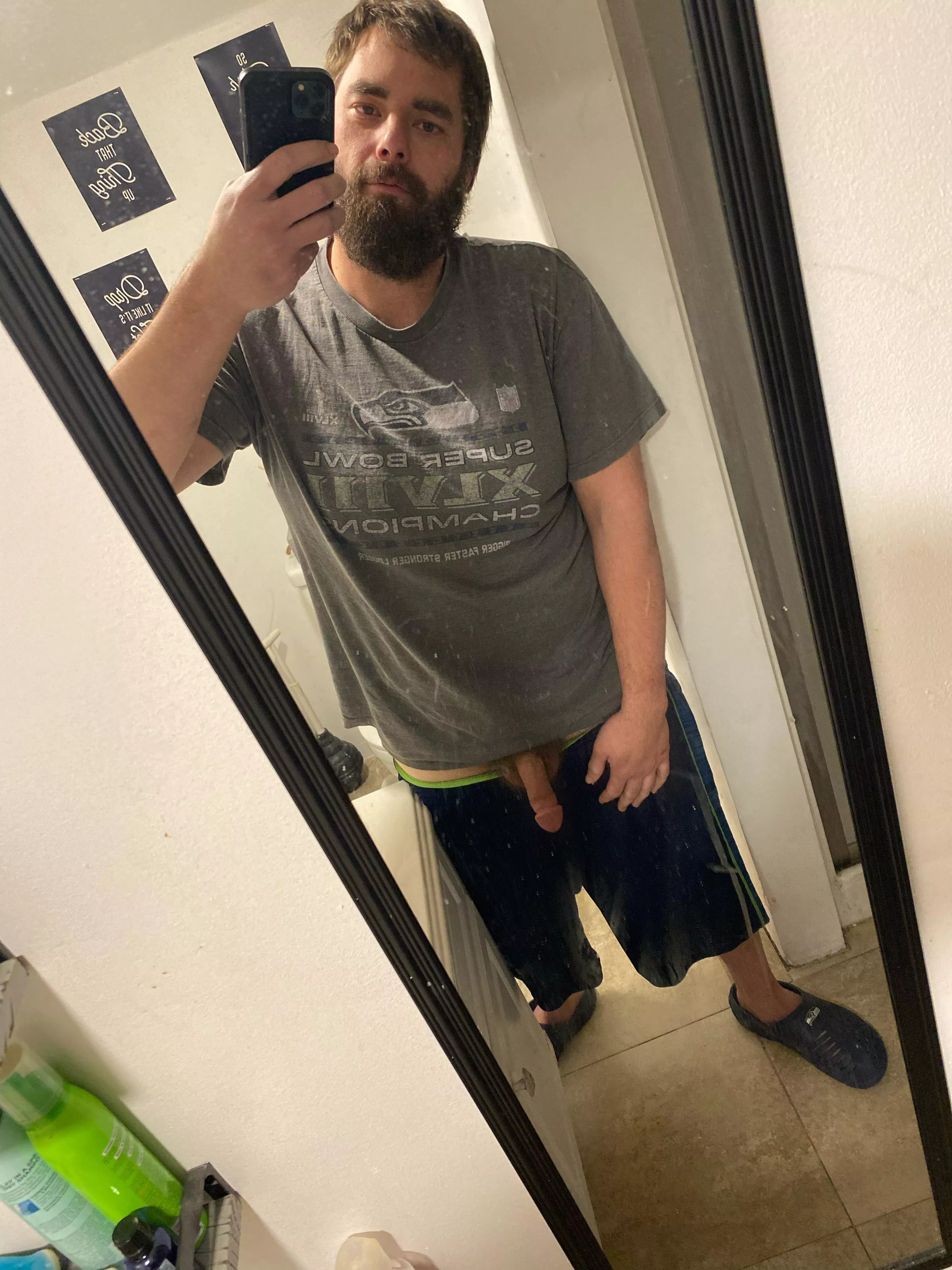 Wish I could keep my cock out all day