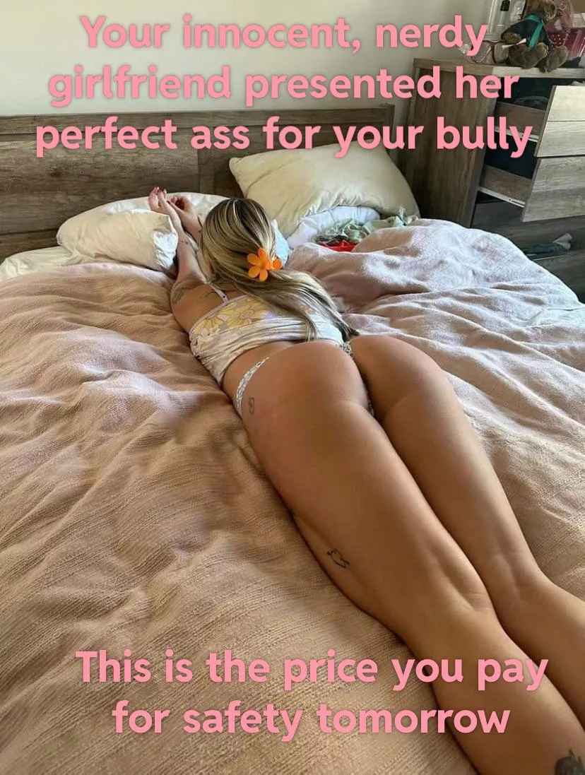 You feel incredibly ashamed to do this. But you’re just so intimidated by your bully.