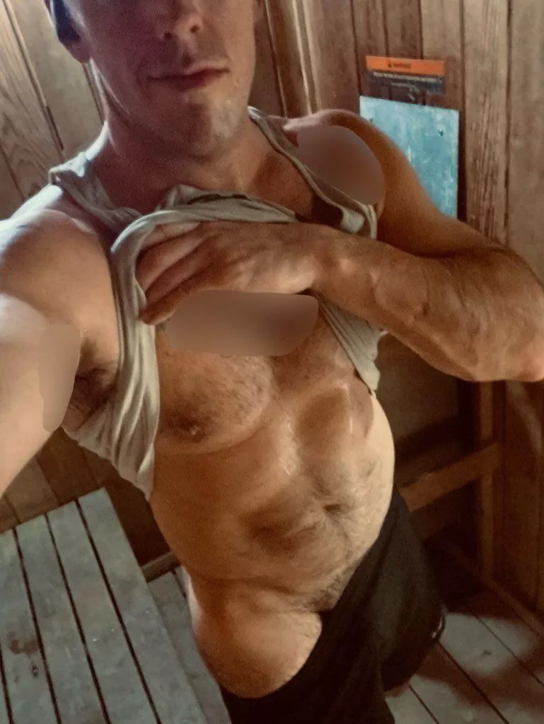 Anyone willing to sneak into the men’s locker room and let me fuck you senseless?