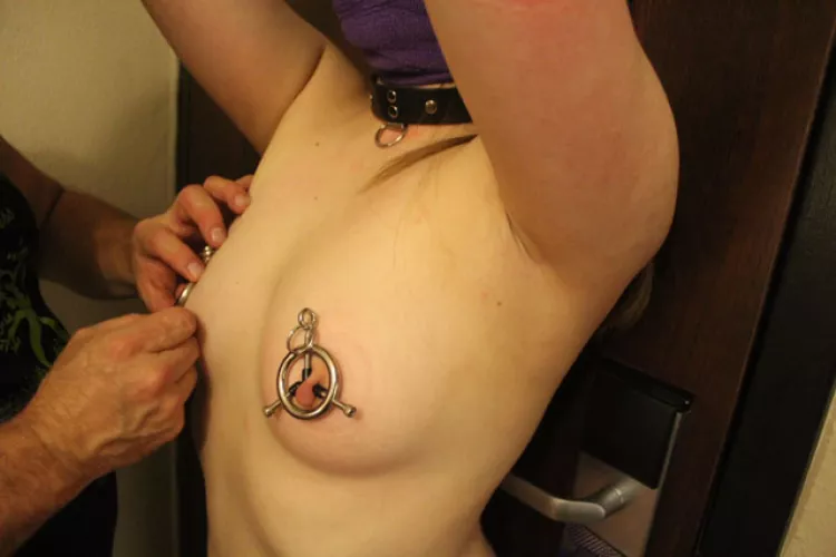 Best nipples and clamped with my nipple ringers