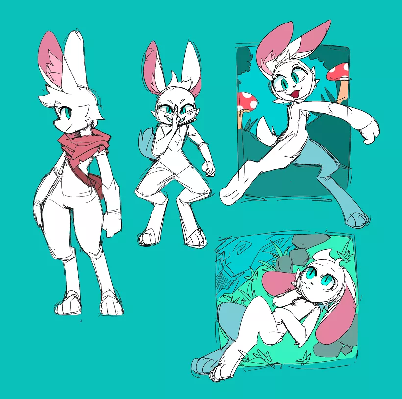 bunny doodle / art by me