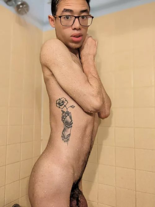 caught me in the shower 😅