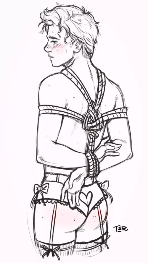 Don't See Enough Male Bondage Here So Here You Go 💖