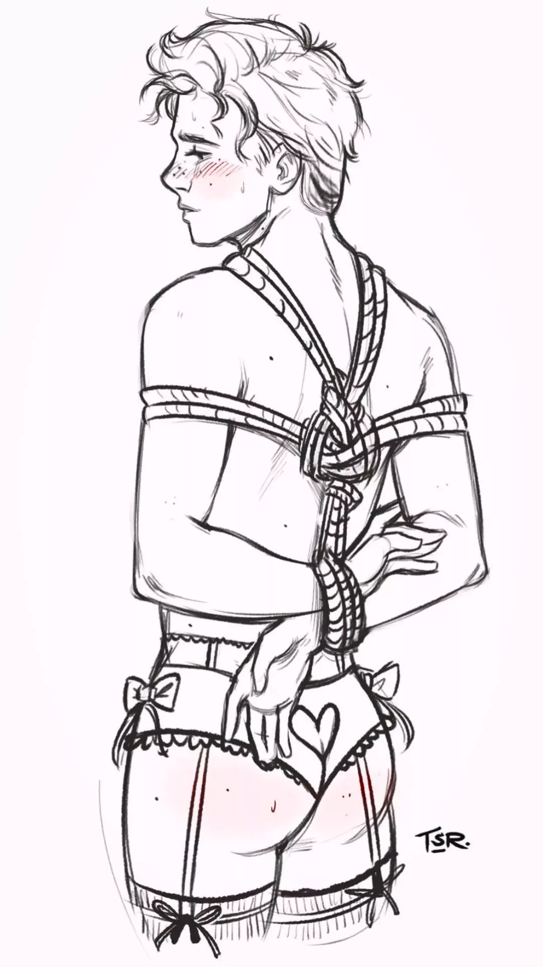 Don't See Enough Male Bondage Here So Here You Go 💖