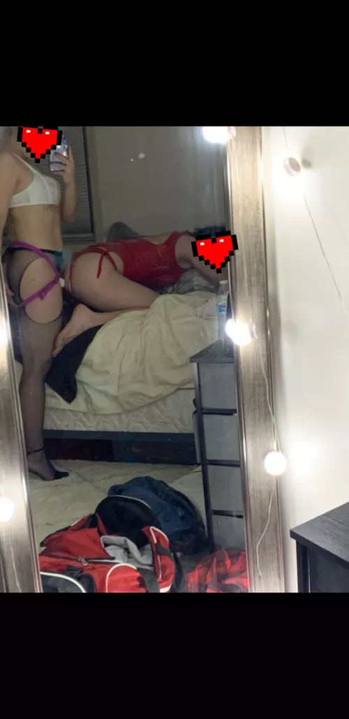 Dressed hubby up like a sissy and gave him my girl cock