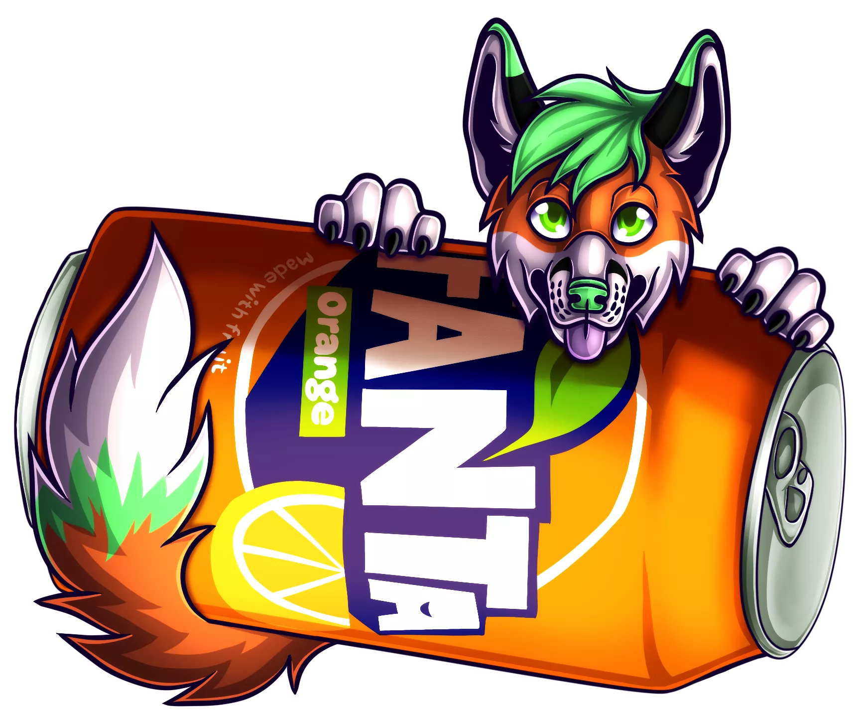 Fanta fox! (my fursona)