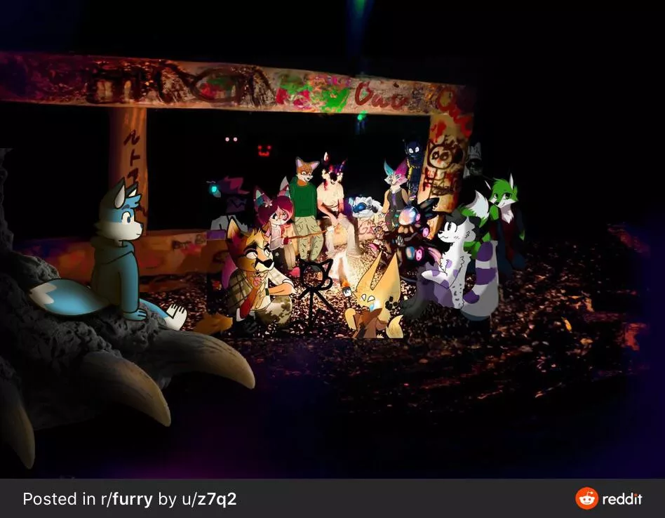 Feel free to join the fire circle.