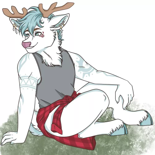 First time drawing Bear as a full body~ I think it turned out ok