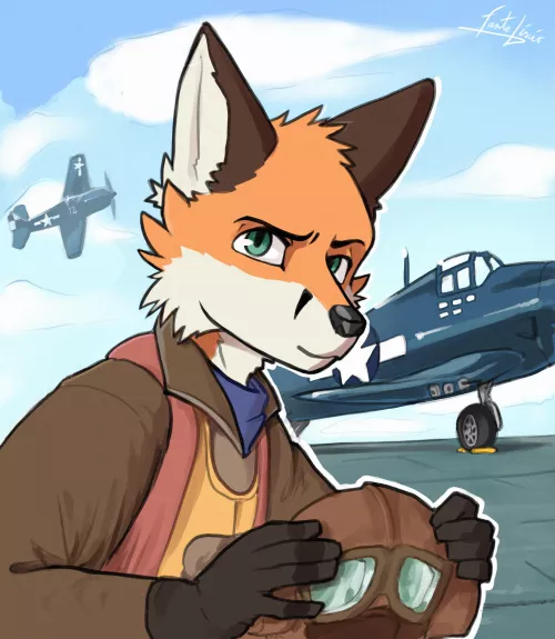 Flying Fox! (art raffle winner, art by me)