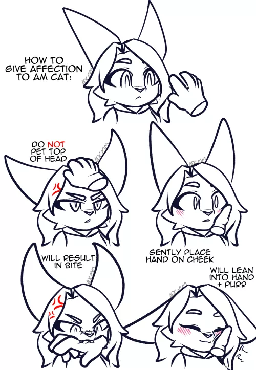 [For Hire] No Head Pats (Art and Amelie (c) Me)