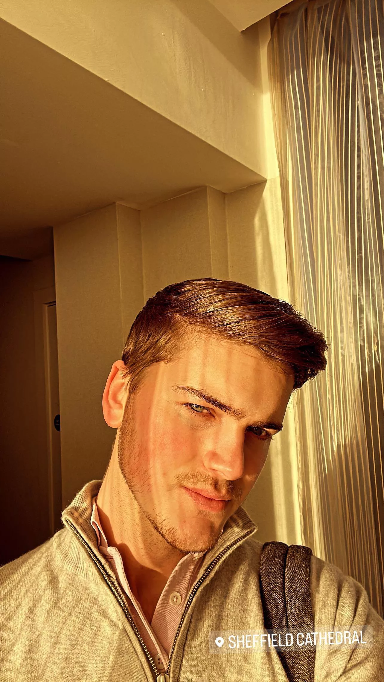 Here’s me catching the morning sun for anyone that cares x