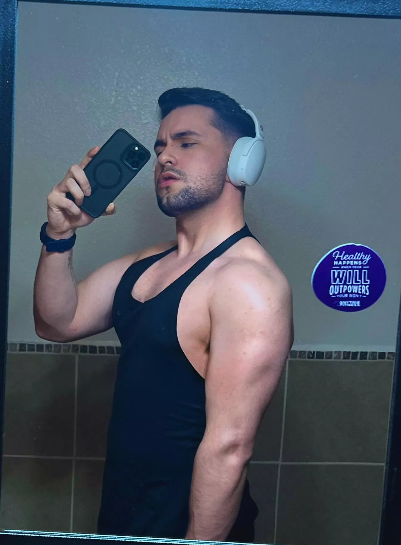 I felt both silly and good wearing a stringer tank top for the first time