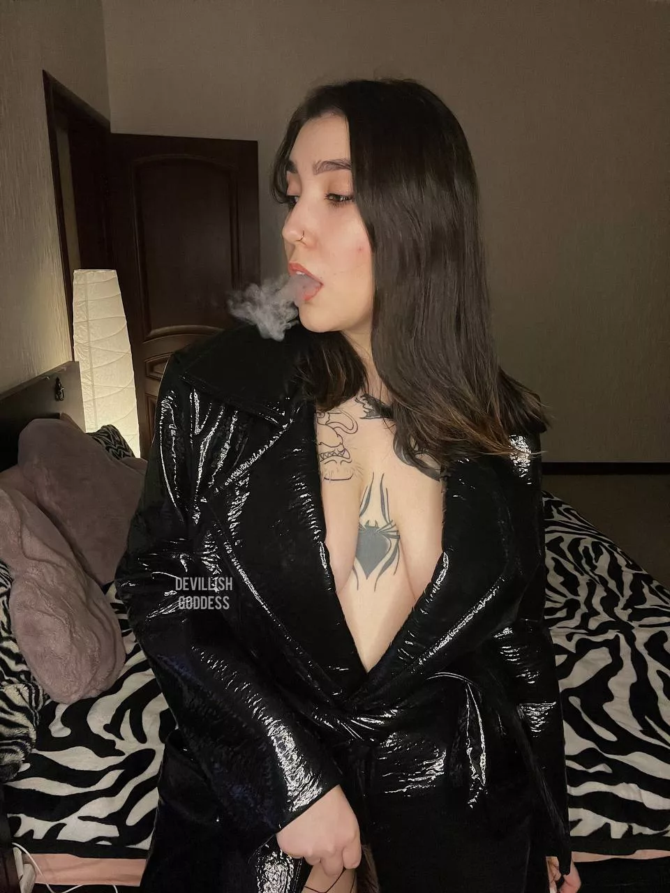 I'll take it off after finish my cigarette