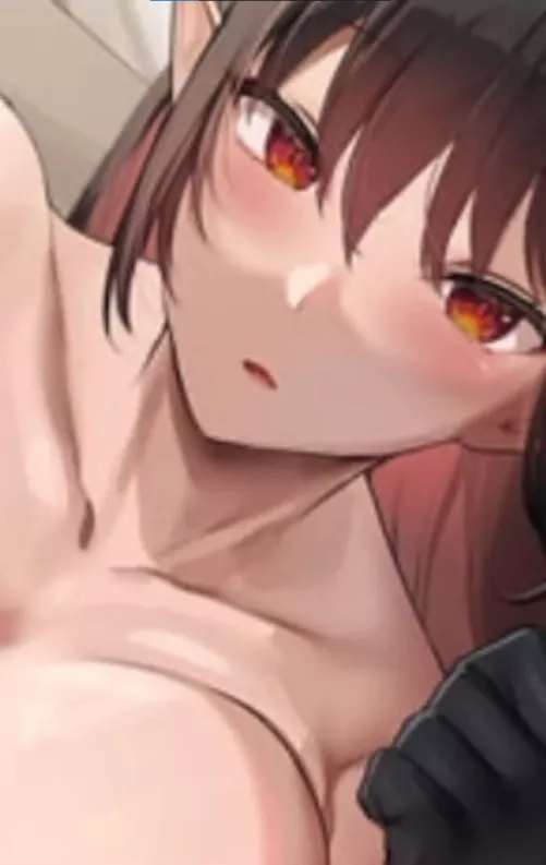 LF Color Source: 1girl, red eyes, pointy ears