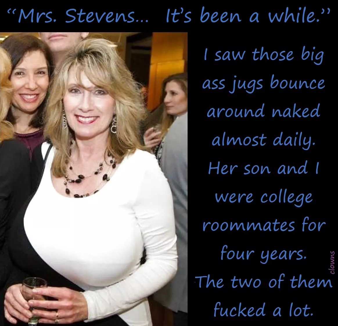 [M/S] She loves her son deeply.