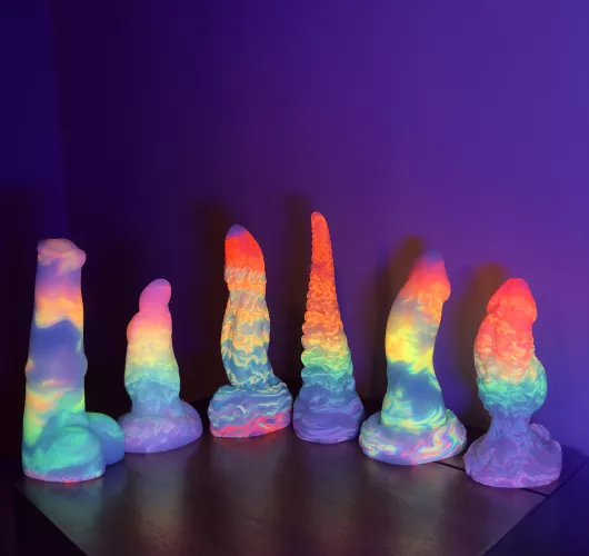 My Aurora collection! I love the variety of pours from over the years.