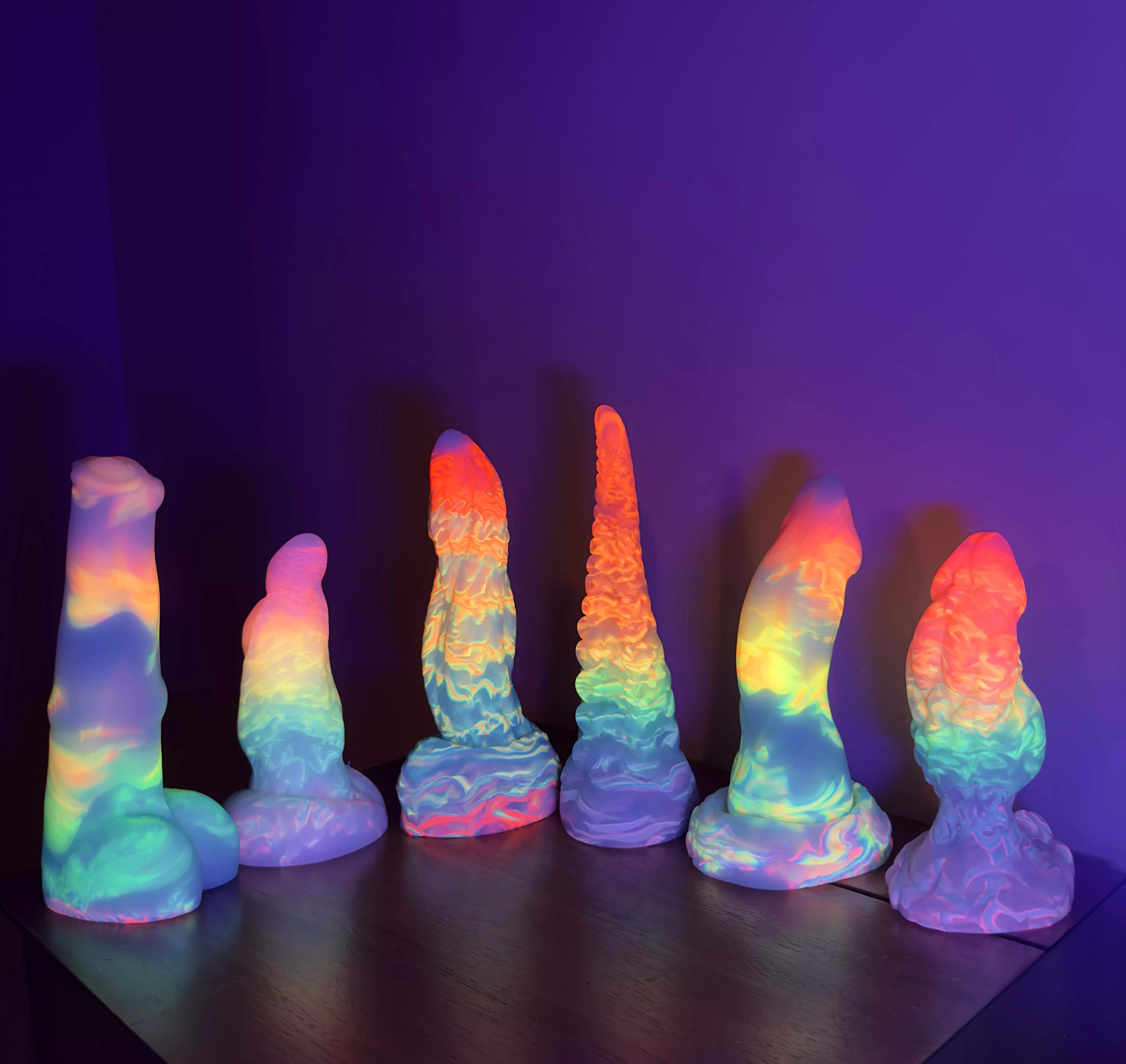 My Aurora collection! I love the variety of pours from over the years.