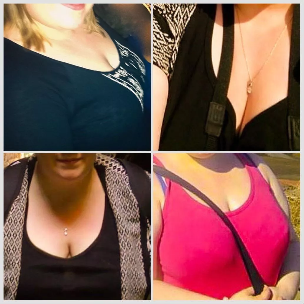 My cleavage collage!