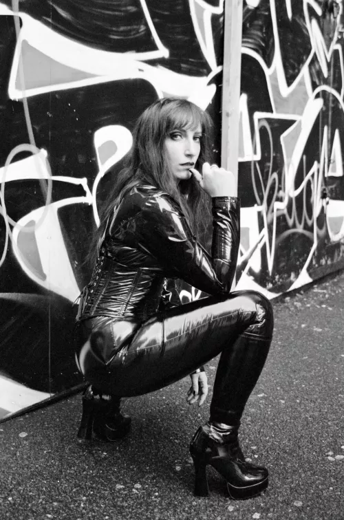 My new black catsuit