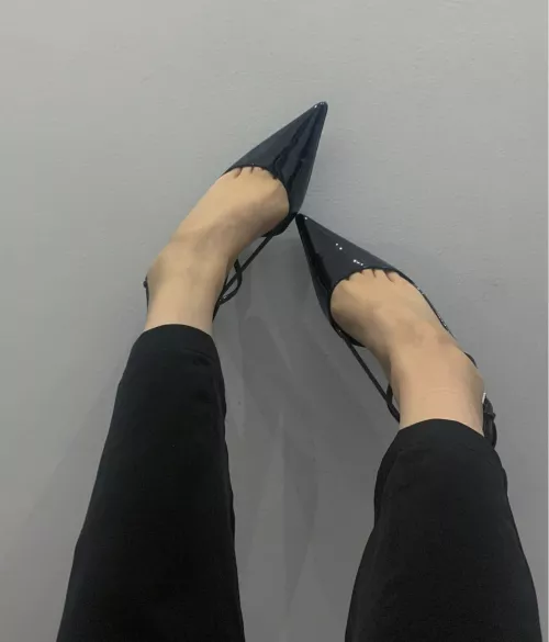 My new heels are so cozy