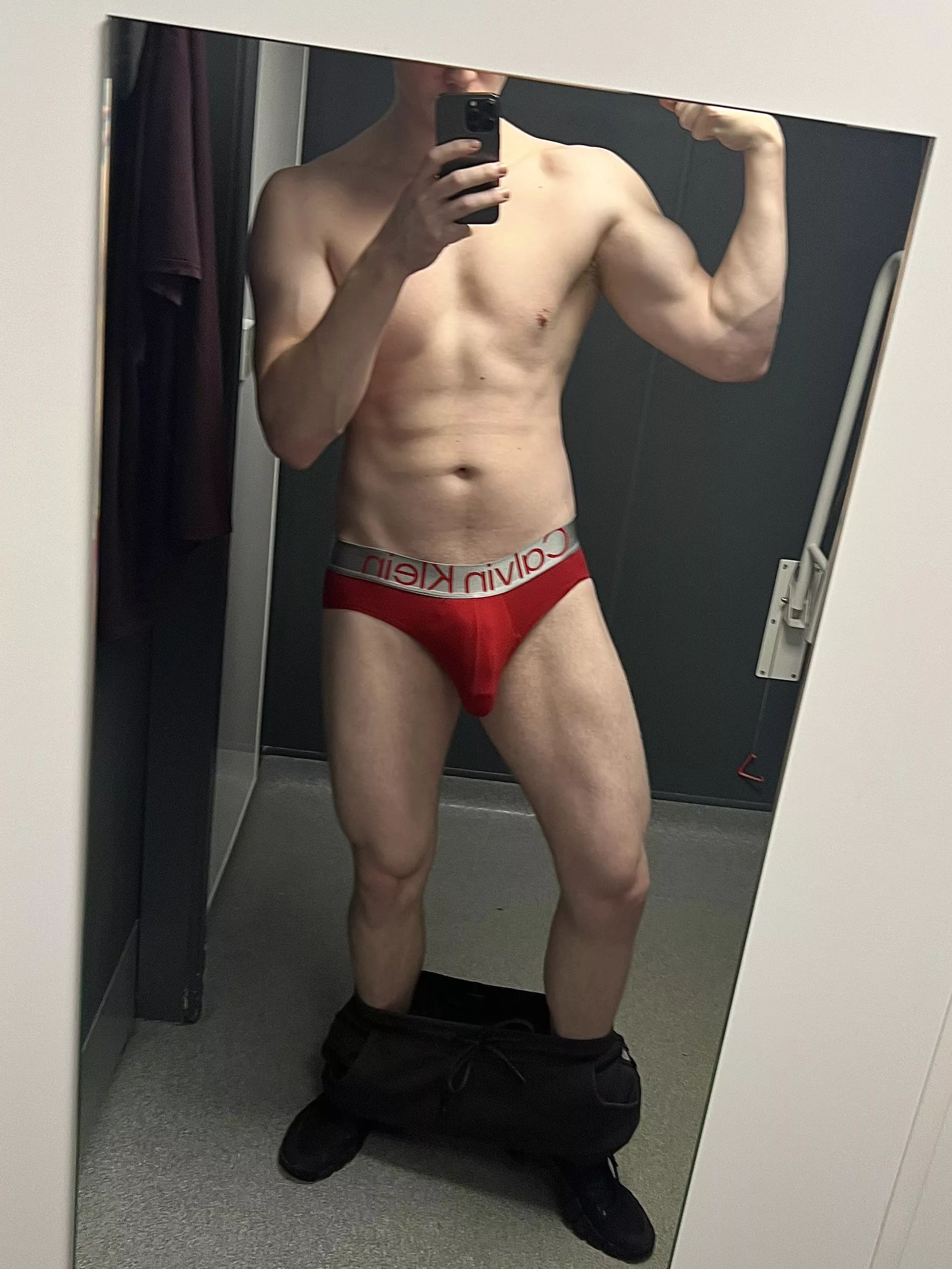 My XL briefs struggling to hold it back