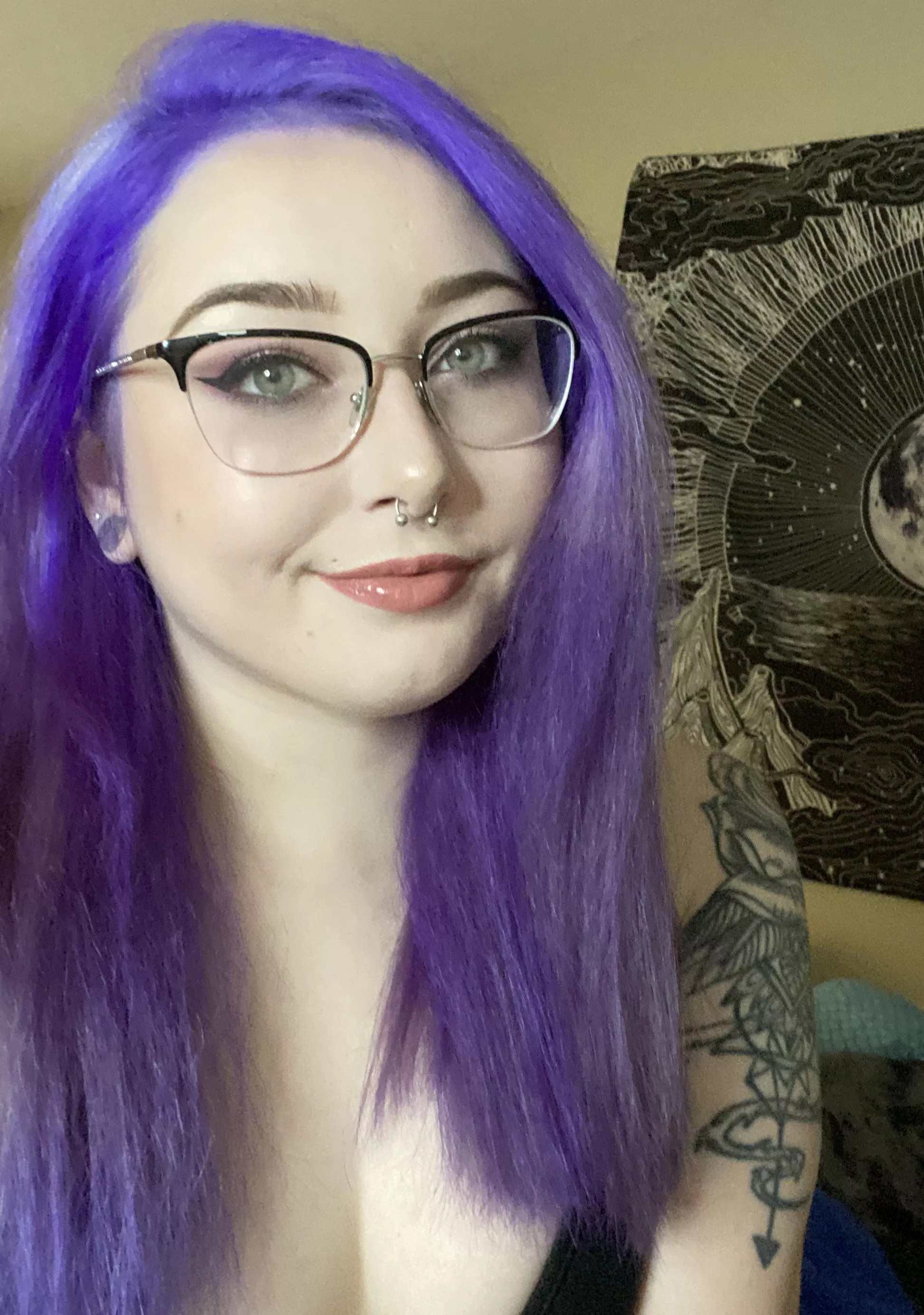 New hair 💜🤓 25F