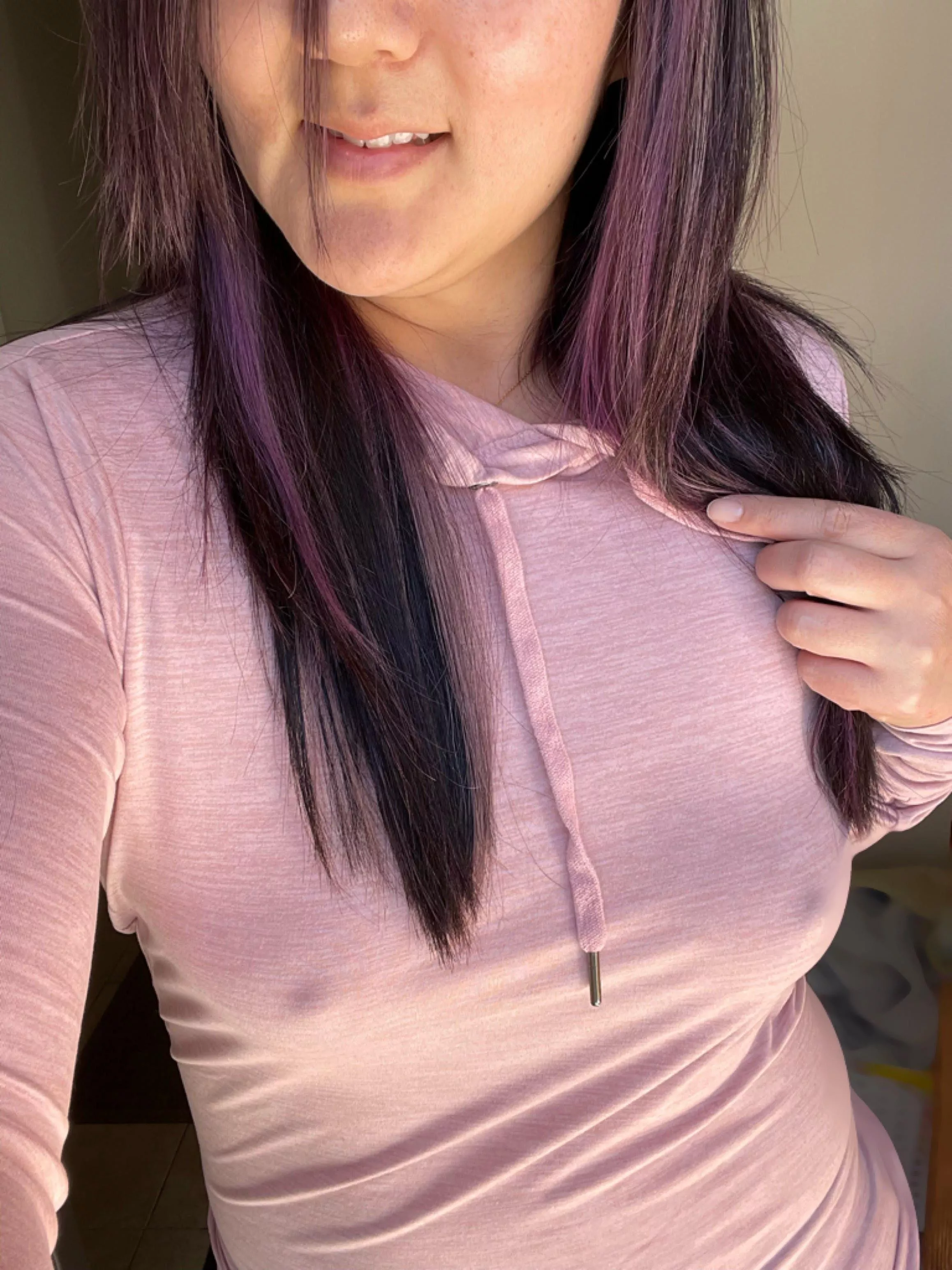 Not quite sure if pink is my color…