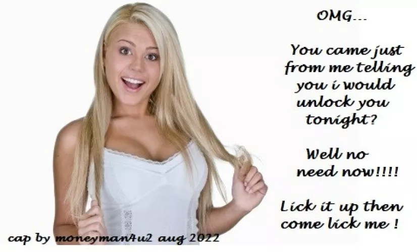 once a month and you blew it....