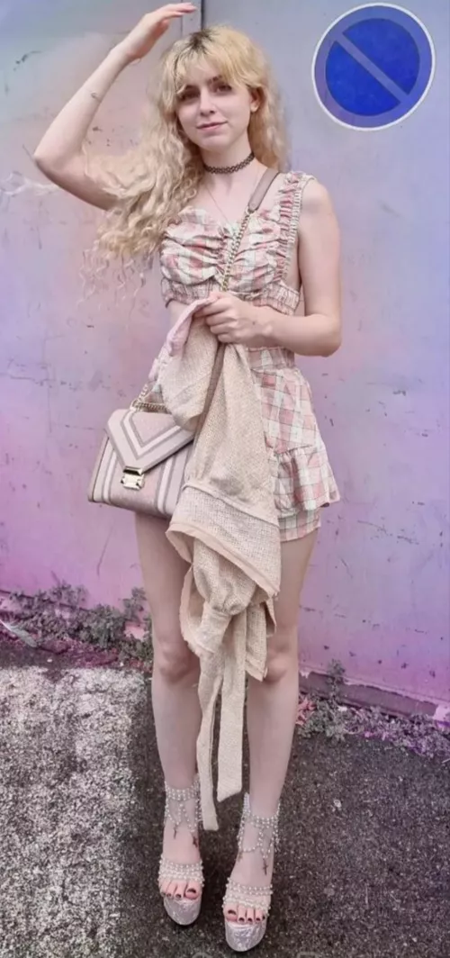 Platform heels on this cutie