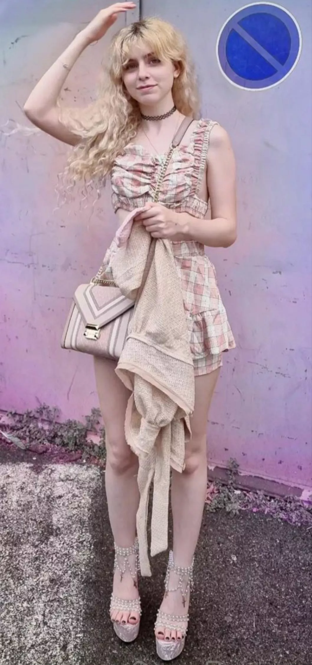 Platform heels on this cutie