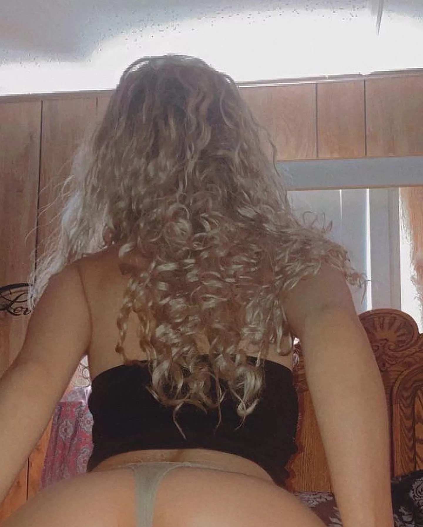 Pull on it when u hit it from the back