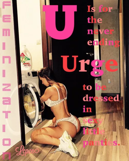 Sissy alphabet “u”
