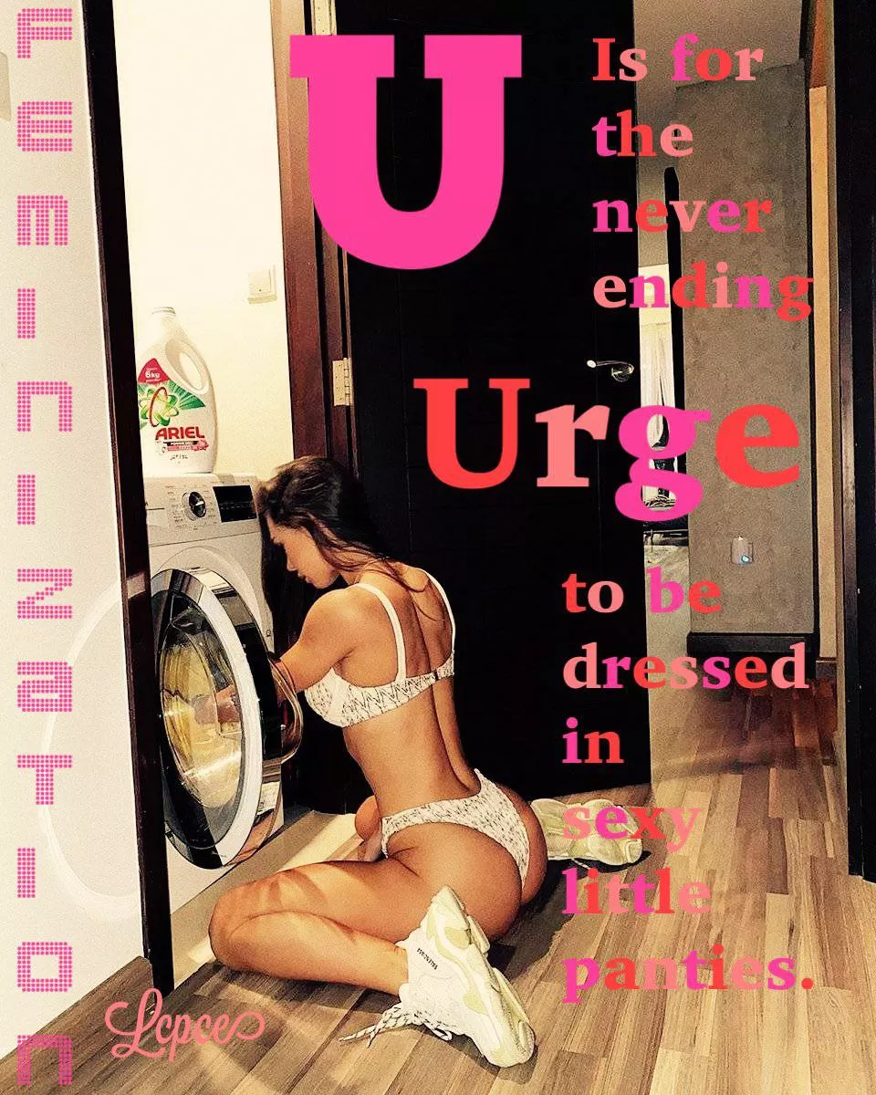 Sissy alphabet “u”