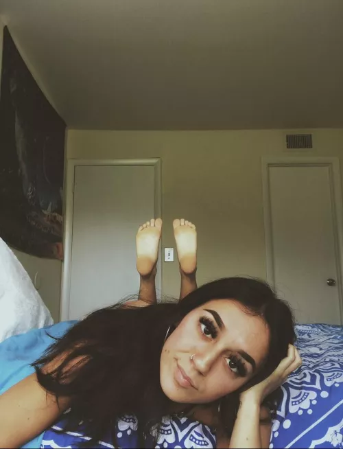 Soles are raised and ready to be praised!