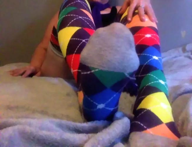 These thigh highs sure have been keeping me warm on these cold days! I know they'll warm your blood, too.