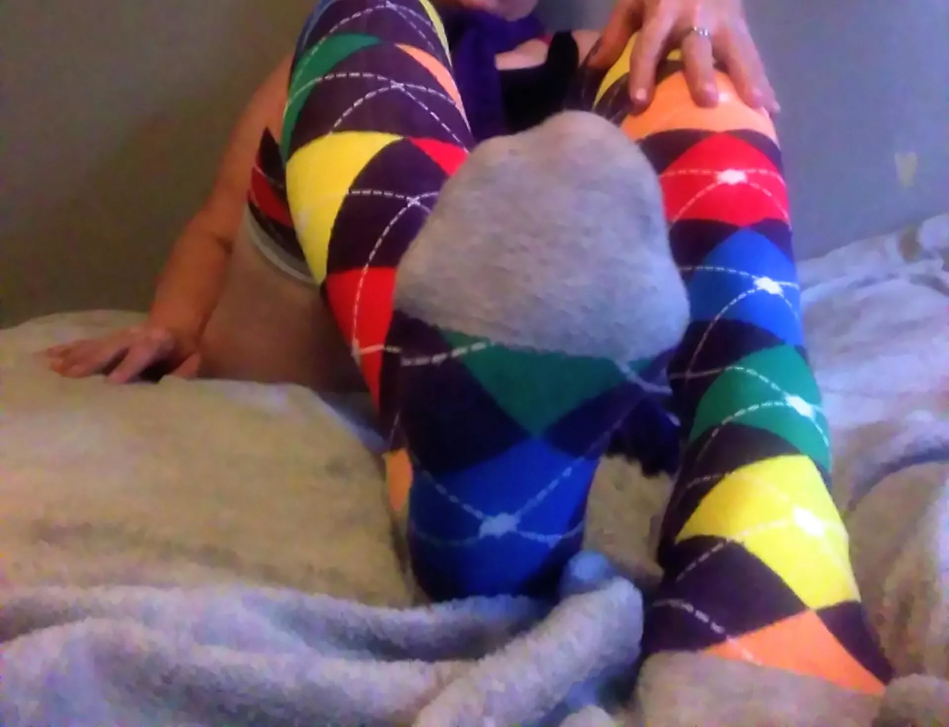 These thigh highs sure have been keeping me warm on these cold days! I know they'll warm your blood, too.