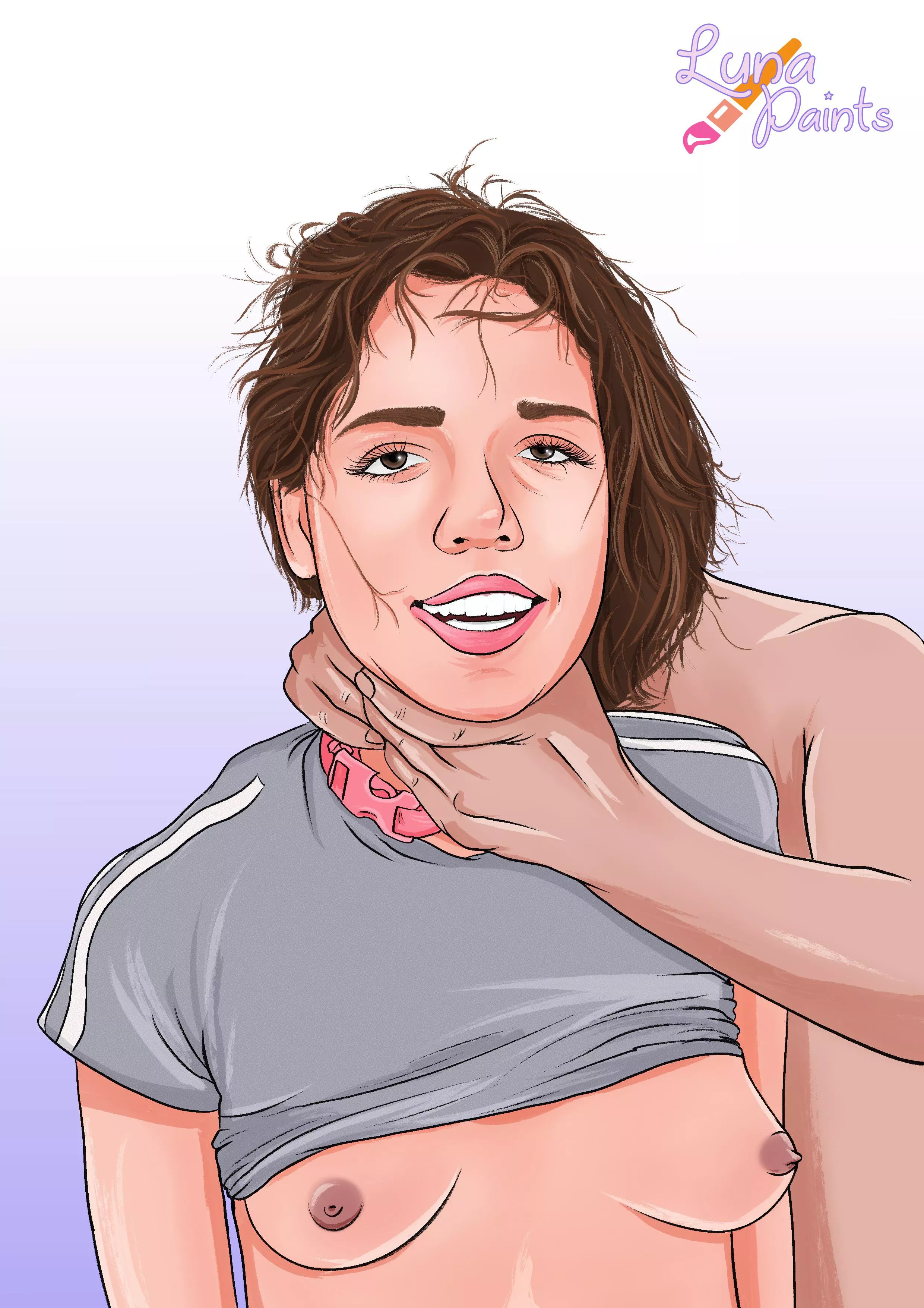 This is my fav scene from Hookup hotshot, ScarlepMae been choked so hard. Art by me.