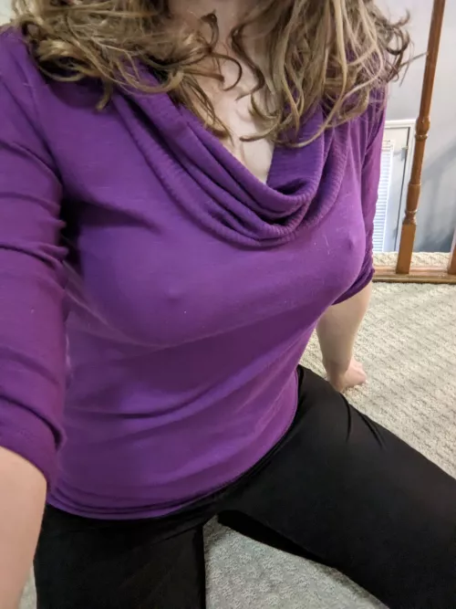 This sweater hugs me just enough