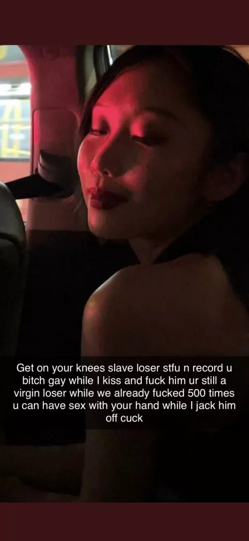 Watch me get fucked loser