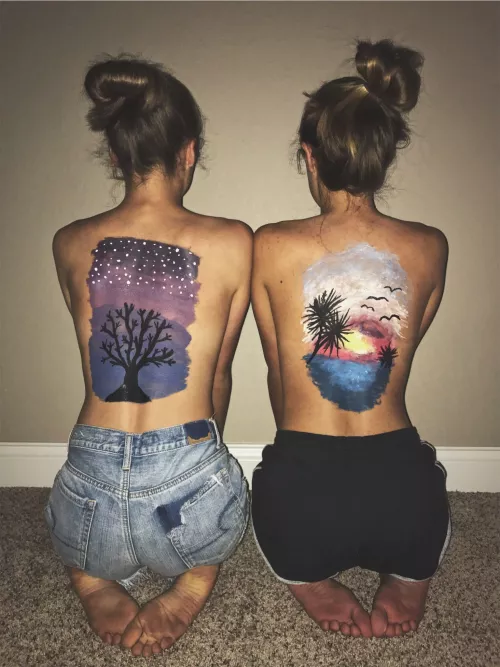 Who wants to do body paint with me? ❤️