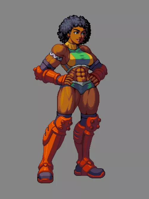 WIP illustration for Aisha, a future playable character. (@ProjectHeat1) [ProjectHeat]